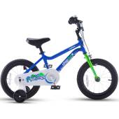 Bicicleta copii 3-5 ani CHIPMUNK CMA1401C, roti 14", albastru/alb