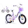 Bicicleta fete 4-6 ani CHIPMUNK CMO1602C, roti 16", mov/alb