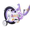 Bicicleta fete 4-6 ani CHIPMUNK CMO1602C, roti 16", mov/alb