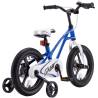 Bicicleta copii 4-6 ani GALAXY G1601C, roti 16", albastru/alb