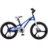 Bicicleta copii 5-7 ani GALAXY G1801C, roti 18", albastru/alb