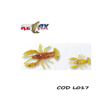 Rac siliconic RELAX Crawfish 3.5cm Laminated, culoare L017, 8buc/blister