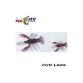 Rac siliconic RELAX Crawfish 3.5cm Laminated, culoare L208, 8buc/blister