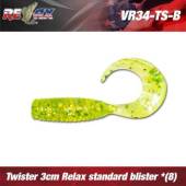 Grub RELAX Twister 3cm Standard Blister, 8buc/plic, TS013