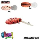 Vobler HMKL Inch Crank MR 2.5cm, 1.6g, custom painted Aburi Salmon Glow