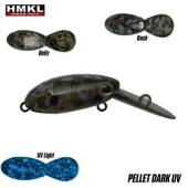 Vobler HMKL Inch Crank DR 2.5cm, 2g, custom painted Pellet Dark UV
