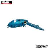 Vobler HMKL Inch Crank DR 2.5cm, 2g, custom painted Yadoku Navy