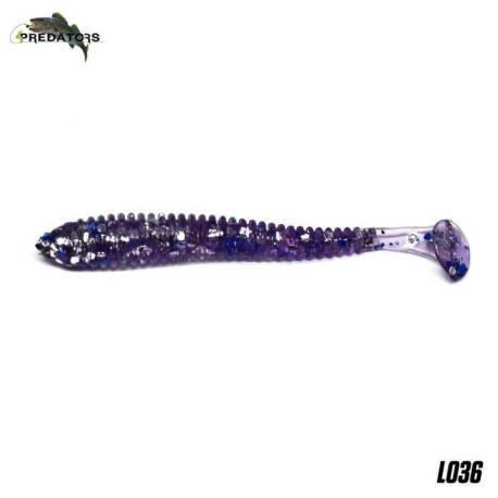 Naluci 4PREDATORS Ninja Shad, 6cm, culoare L036, 15buc/plic