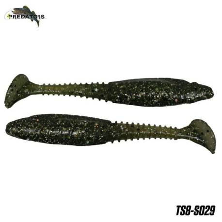 Naluci 4PREDATORS Tengu Shad 8.5cm, Floating, culoare S029, 5buc/plic