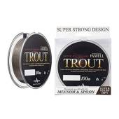 Fir monofilament YAMATOYO Famell Trout 100m, Diametru 0.128mm, 3lb