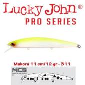 Vobler LUCKY JOHN Makora, 11cm, Suspending, culoare 311