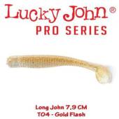 Shad LUCKY JOHN Long John 7.9cm, culoare T04, 8buc/plic
