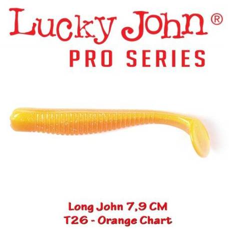 Shad LUCKY JOHN Long John 7.9cm, culoare T26, 8buc/plic