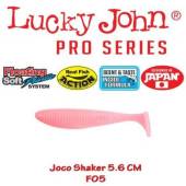 Softbait LUCKY JOHN Joco Shaker 5.6cm, Super Floating, culoare F05, 6buc/plic