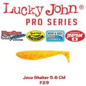 Softbait LUCKY JOHN Joco Shaker 5.6cm, Super Floating, culoare F29, 6buc/plic