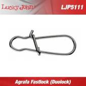 Agrafa fastlock LUCKY JOHN, marime 000, 10buc/plic