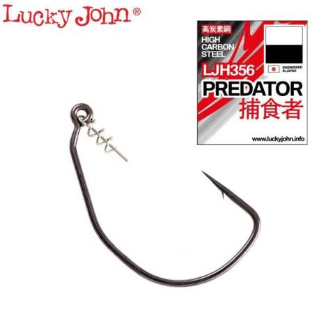 Carlige offset LUCKY JOHN LJH356 Predator, 6/0, 3buc/plic