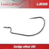 Carlige offset LUCKY JOHN LHJ355 Predator, 1/0, 8buc/plic