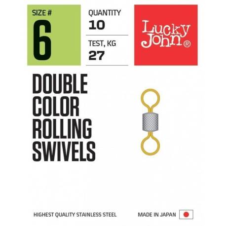 Vartej LUCKY JOHN Double Color Rolling, Nr.12, 10buc/plic