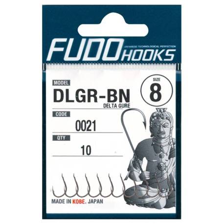 Carlig FUDO Delta Gure, Black Nickel, Nr.8, 10buc/plic