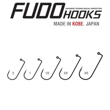 Carlige FUDO Jig EXH, Black Nickel, 3/0, 4buc/plic