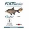 Carlige legate FUDO Feeder BN, Nr.10, 85cm, 10buc/plic