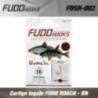 Carlige legate FUDO Roach BN, Nr.5, 60cm, 10buc/plic