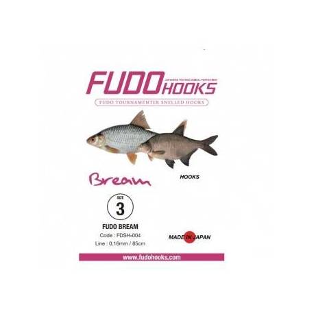 Carlige legate FUDO Bream BN, Nr.4, 85cm, 10buc/plic