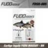 Carlige legate FUDO Maggot BN, Nr.10, 50cm, 10buc/plic