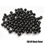 Bile FUDO Tungsten Slotted Beads 2.8mm, Black