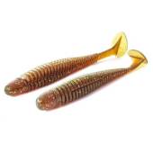 Naluca NOIKE Wobble Shad Ninja 10.2cm, culoare 139-Motoroil/Gold UV, 6buc/plic