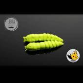 Naluca pastrav LIBRA LURES Kukolka Worm 4.2cm, culoare 027 Apple Green