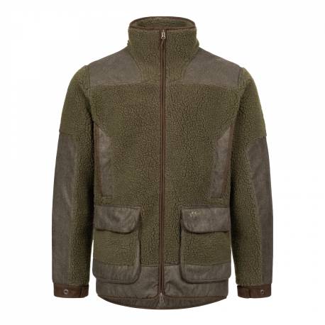 Jacheta BLASER Sherpa Fleece Dark Olive L