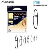 Agrafa KAMATSU K-2181 Crosslock Snap, Nr.1, 10 buc/plic