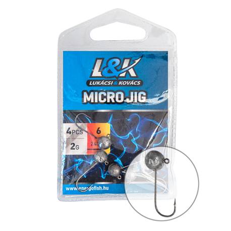 Jiguri turnate L&K Micro Jig 2316 Nr.4, 2g, 4buc/plic