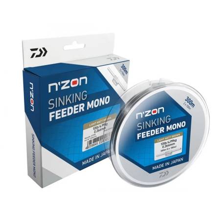 Fir DAIWA N'Zon Sinking Feeder Mono 0.30mm, 6.4kg, 300m