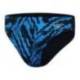Slip inot barbati SPEEDO Allover 7cm Brief negru albastru, marimea 38