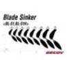 Plumbi cu paleta DECOY BL-51H Blade Sinker Heavy 18g, 2buc/plic