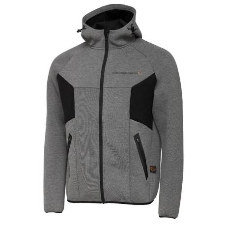 Hanorac SAVAGE GEAR Tec-Foam Zip Hoodie Dark Grey Melange, M