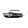 Ambarcatiune ALFASTREET Marine 23 Cabin Evolution Electric, 6.9 - 7.8m, 8 persoane