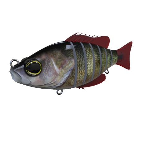 Vobler BIWAA SWIMBAIT SEVEN SECTION S6' 15cm - 60gr 02 Real Perch