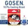 Fir textil GOSEN X16 Casting Braid Light Green 150m, 0.216mm, 15.1kg