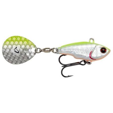 Spinnertail SAVAGE GEAR Fat Tail NL, 5.5cm, 6.5g, culoare Lemon Back Flash