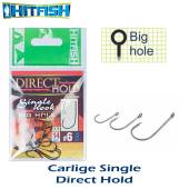Carlige HITFISH Direct Hold Single Hook Nr. 6, 14buc/plic