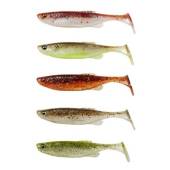 Shad SAVAGE GEAR Fat Minnow T-Tail 10.5cm, 11g, culoare Clearwater Mix, 5buc/plic