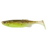 Shad SAVAGE GEAR Fat Minnow T-Tail 9cm, 7g, culoare Green Pearl Yellow, 5buc/plic