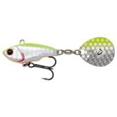 Spinnertail SAVAGE GEAR Fat Tail 6.5cm, 16g, culoare Lemon Back Flash