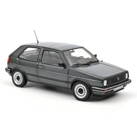 Macheta auto VOLKSWAGEN Golf 2 CL (1988) 1:18 gri metalizat