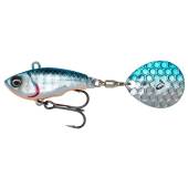 Spinnertail SAVAGE GEAR Fat Tail 5.5cm, 9g, culoare Blue Silver