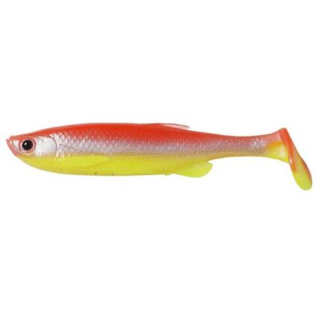 Shad SAVAGE GEAR Fat Minnow T-Tail 7.5cm, 5g, culoare YR Fluo, 4buc/plic